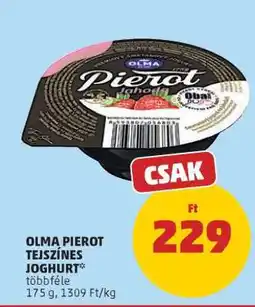 PENNY OLMA Pierot Tejszínes Joghurt ajánlat