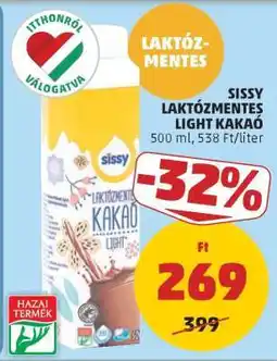 PENNY Sissy Laktózmentes Light Kakaó ajánlat