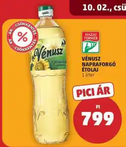 PENNY VÉNUSZ Napraforgó-étolaj ajánlat