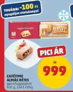 PENNY CAFÉTIME ALMÁS RÉTES ajánlat