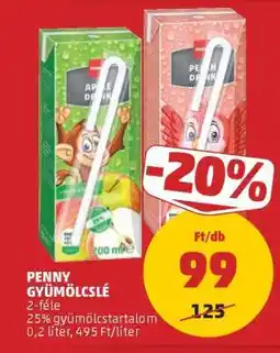 PENNY PENNY GYÜMÖLCSLÉ ajánlat