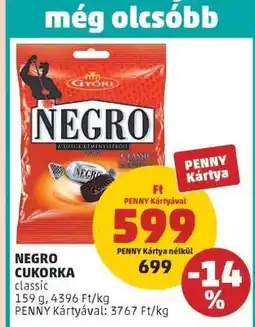 PENNY Negro cukorka ajánlat