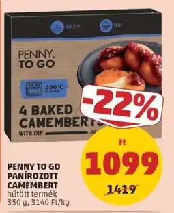 PENNY PENNY TO GO Panírozott Camembert ajánlat