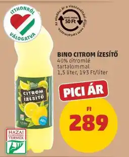 PENNY Bino Citrom Ízesítő ajánlat