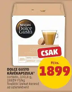 PENNY Dolce Gusto Kávékapszula ajánlat