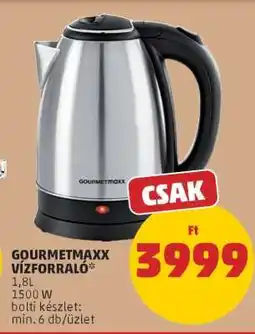 PENNY GOURMETMAXX Vízforraló ajánlat