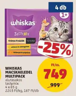 PENNY Whiskas Macskaeledel Multipack ajánlat