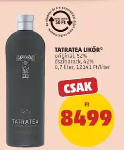 PENNY TatraTea likőr ajánlat