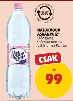 PENNY NATURAQUA ÁSVÁNYVÍZ ajánlat