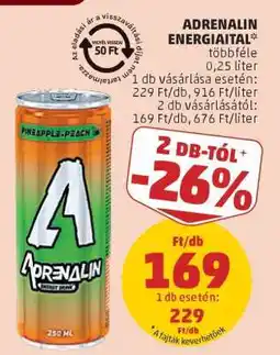 PENNY ADRENALIN ENERGIITAL ajánlat