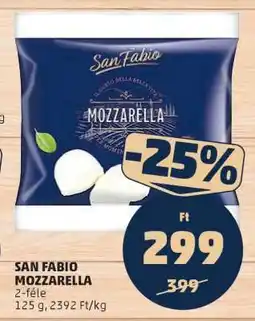 PENNY San Fabio Mozzarella ajánlat