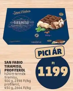 PENNY SAN FABIO TIRAMISU, PROFITEROL ajánlat