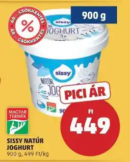PENNY Sissy Natúr Joghurt ajánlat