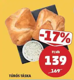 PENNY Túrós táska ajánlat