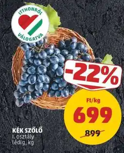 PENNY Kék szőlő ajánlat