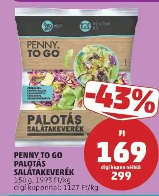 PENNY PENNY TO GO PALOTÁS SALÁTAKEVERÉK ajánlat