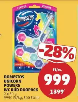 PENNY Domestos Unicorn Power5 WC Rúd Duopack ajánlat