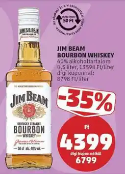 PENNY JIM BEAM Bourbon whiskey ajánlat