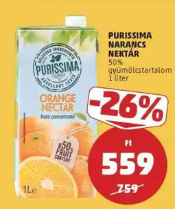 PENNY Purissima Narancs Nektár ajánlat