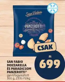 PENNY San Fabio Mozzarella és Paradicsom Panzerotti ajánlat