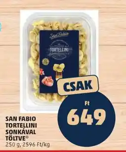 PENNY SAN FABIO TORTELLINI SONKÁVAL TÖLTVE ajánlat