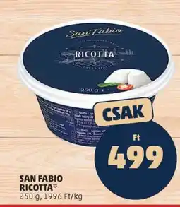 PENNY San Fabio Ricotta ajánlat