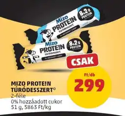 PENNY Mizo PROTE!N túródesszert ajánlat