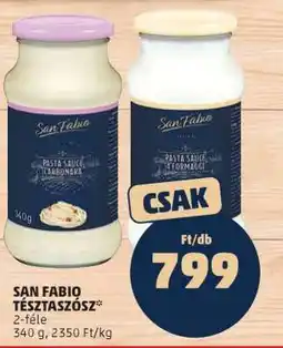 PENNY San Fabio Tésztaszósz ajánlat