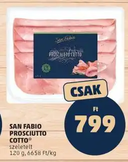 PENNY SAN FABIO PROSCIUTTO COTTO ajánlat