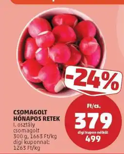 PENNY Csomagolt hónapos retek ajánlat