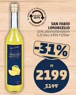 PENNY San Fabio Limoncello ajánlat