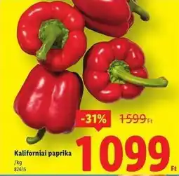 Lidl Kaliforniai paprika ajánlat