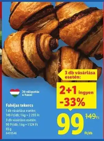 Lidl Fahéjas tekercs ajánlat