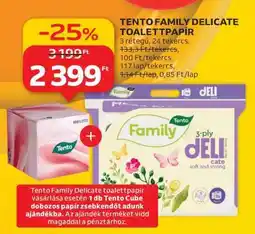 Auchan TENTO FAMILY DELICATE TOALETTAPÍR ajánlat