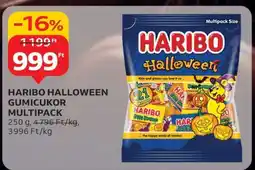 Auchan HARIBO HALLOWEEN GUMICUKOR MULTIPACK ajánlat