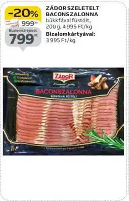 Auchan Zádor Szeletelt Baconszalonna ajánlat