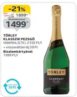 Auchan Törley Klasszik Pezsgő ajánlat