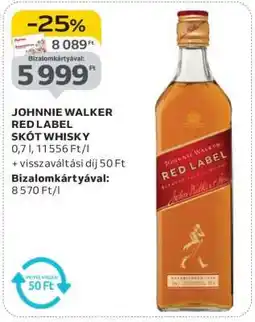 Auchan Johnnie Walker Red Label Skót Whisky ajánlat