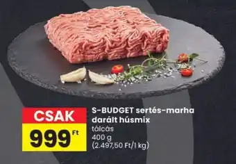 Spar S-BUDGET sertés-marha darált húsmix ajánlat
