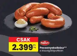 Spar Regnum Pecsenyekolbász ajánlat