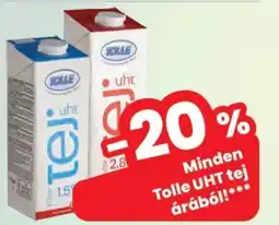 Spar Tolle UHT tej ajánlat