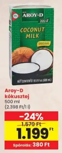 Spar Aroy-D kókusztej ajánlat