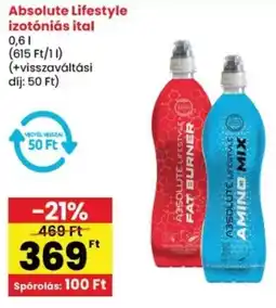 Spar Absolute Lifestyle izotóniás ital ajánlat