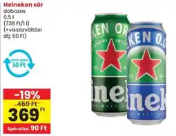 Spar Heineken sör ajánlat