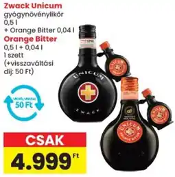 Spar Zwack Unicum ajánlat