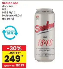 Spar Szalon sör ajánlat