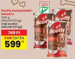 Spar Scotty kutyaeledelkonzerv ajánlat