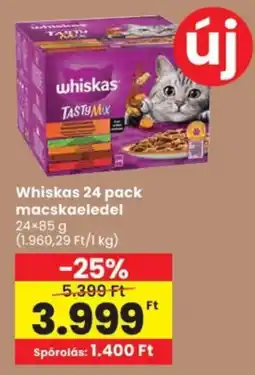 Spar Whiskas 24 pack macskaeledel ajánlat