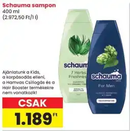 Spar Schauma sampon ajánlat