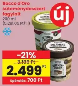 Spar Bocco d'Oro süteménydesszert fagylalt ajánlat